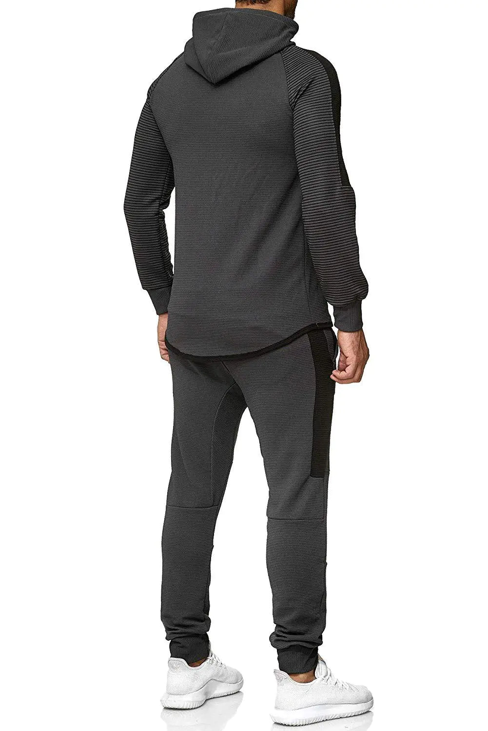 Conjunto Deportivo Casual a Rayas para Hombres - tidovo