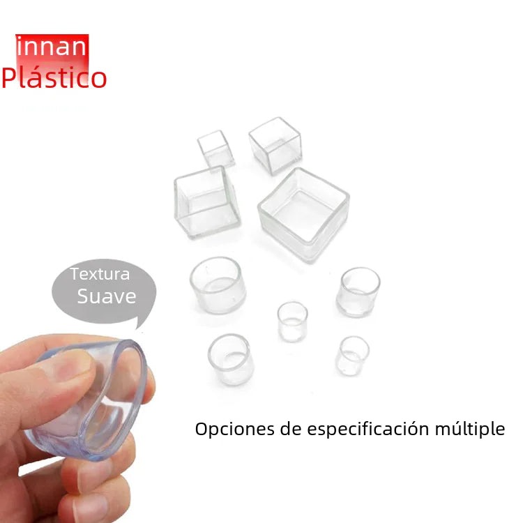 Protectores Gruesos y Transparentes para Patas de Sillas y Muebles - tidovo