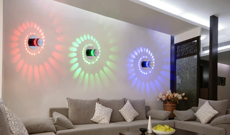 Luminaria de Pared Moderna LED con Cambio de Color - tidovo