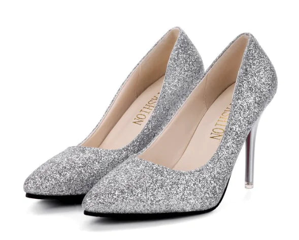 Nuevos Tacones Altos de Gamuza con Punta Estilizada - tidovo