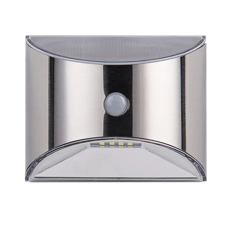 Luz LED Solar de Acero Inoxidable con Sensor Infrarrojo - tidovo