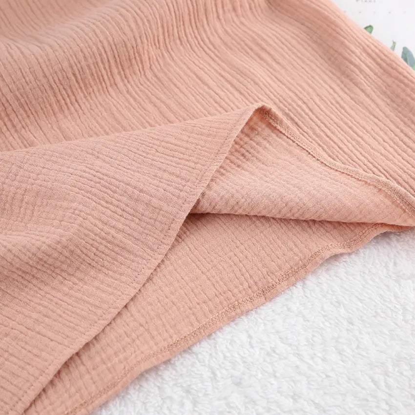 Vestido de Dormir de Manga Larga con Cuello en V - tidovo