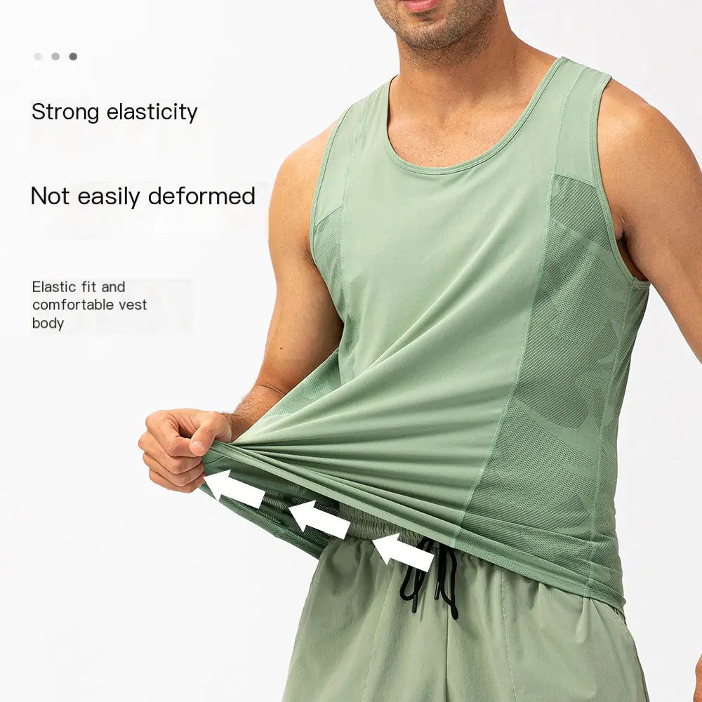 Camiseta Sin Mangas Holgada y Transpirable - tidovo