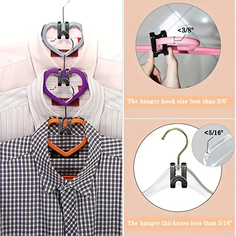 10pcs Ganchos Conectores para Perchas - tidovo