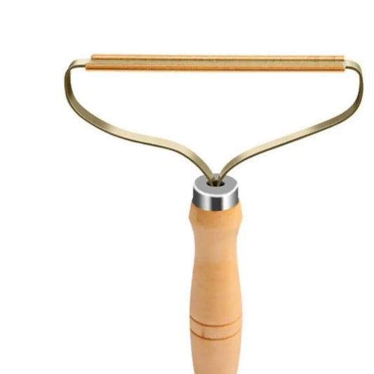 Quitapelusas Manual con Mango de Madera y Punta de Cobre - tidovo