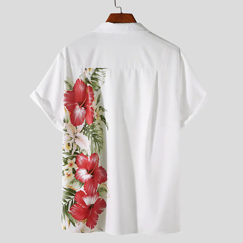 Camisa Hawaiana Estampada de Moda - tidovo