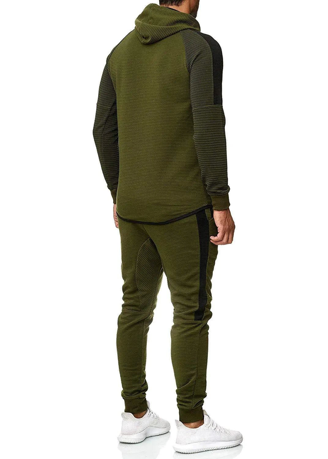 Conjunto Deportivo Casual a Rayas para Hombres - tidovo